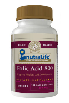 Nutralife Folic Acid 800mcg